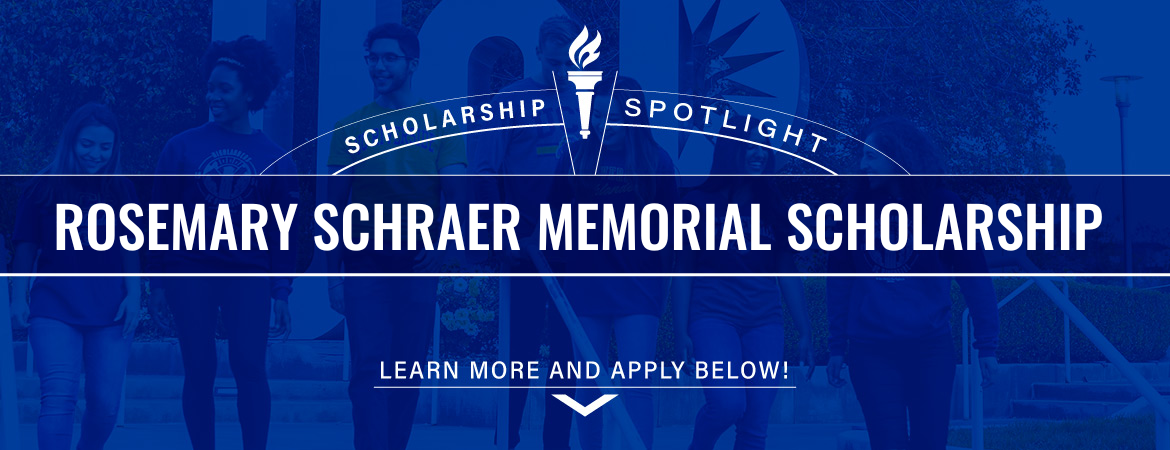 Scholarship Spotlight: Rosemary Schraer Memorial Scholarship